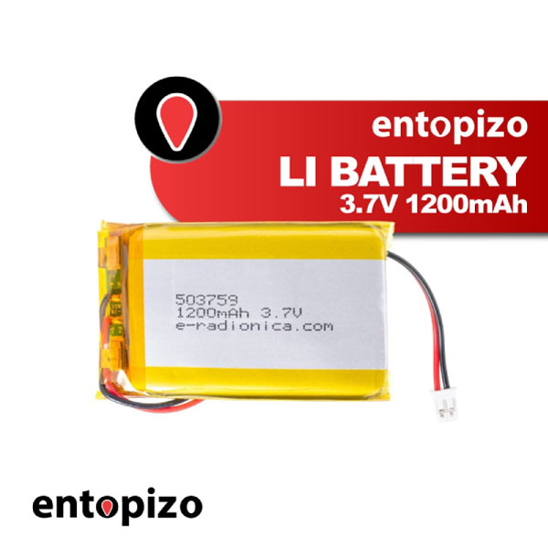 Lithium Battery 3.7V 1200mAh 4.44Wh