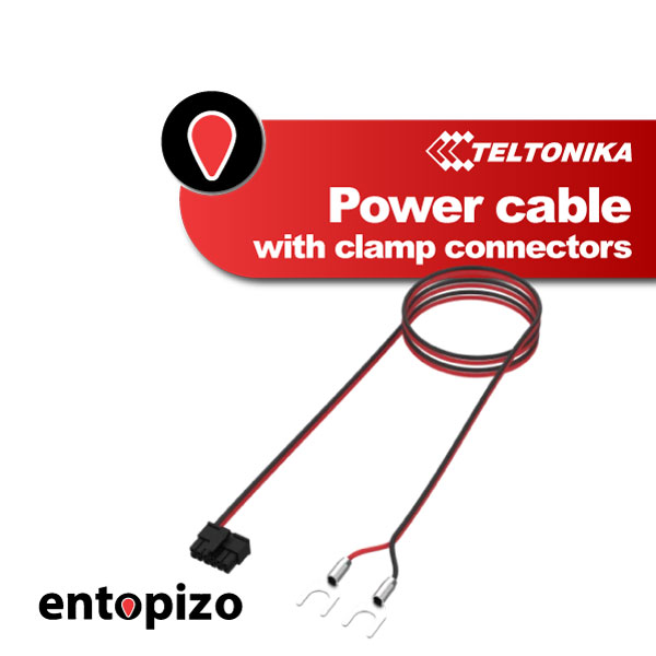 TELTONIKA Power cable with clamp connectors (PPWS00000680)