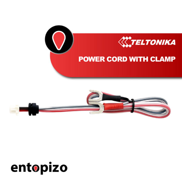 TELTONIKA Power Cord with Clamp (PPCB00000530)