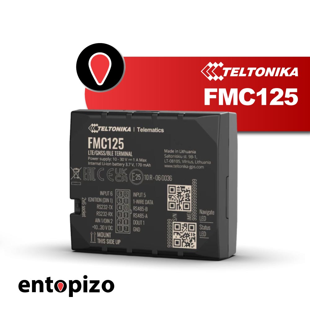 Teltonika FMC125 | GPS Tracker with camera compatibility